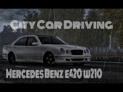 City Car Driving Mercedes Benz E420 W210 ქართულად